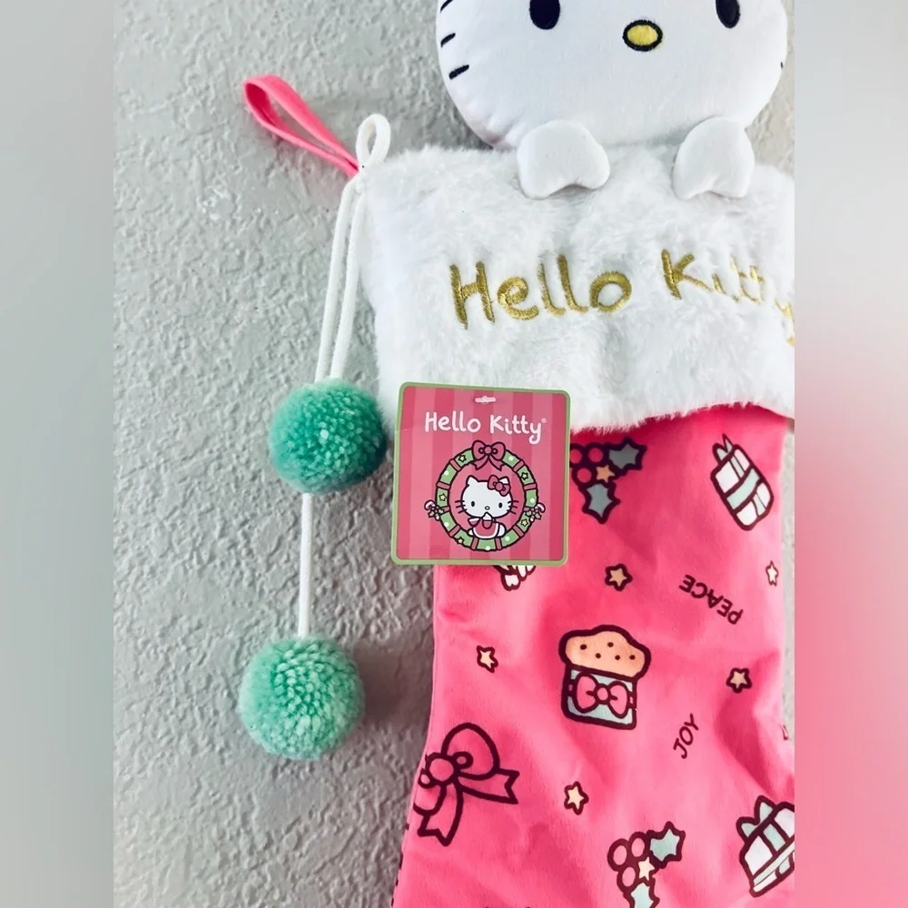 Hello kitty Sanrio hello kitty christmas stocking big size see measurements